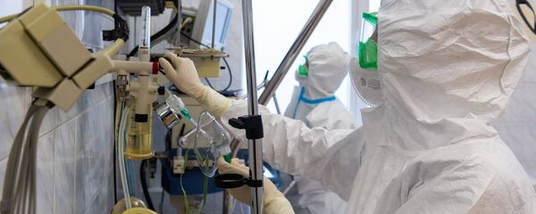 Коронавирусный стационар открыт на базе госпиталя медсанчасти МВД России по Москве Коронавирусный стационар открыт на базе госпиталя медсанчасти МВД России по Москве - Sputnik Кыргызстан