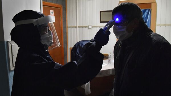 Прохождение экспресс-тестов на выявление коронавируса на Украине - Sputnik Кыргызстан