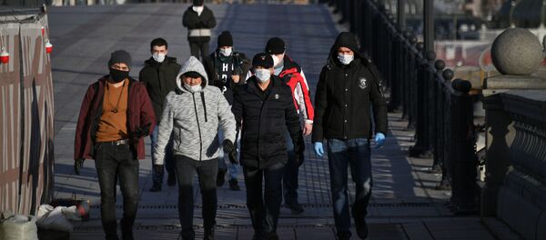 Ситуация в Москве в связи с распространением коронавируса Ситуация в Москве в связи с распространением коронавируса - Sputnik Кыргызстан