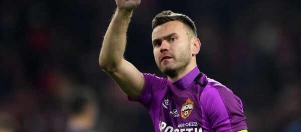 Вратарь ПФК ЦСКА Игорь Акинфеев. Архивное фото - Sputnik Кыргызстан