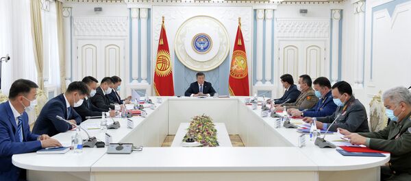 Президент Сооронбай Жээнбеков проводит заседание Совета безопасности - Sputnik Кыргызстан