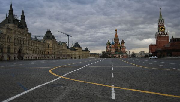 Москва во время режима повышенной готовности из-за коронавируса - Sputnik Кыргызстан