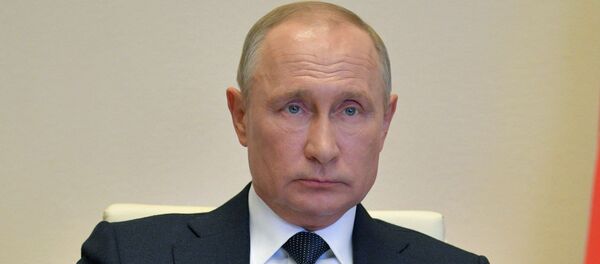 Президент РФ В. Путин провел совещание с главами регионов по борьбе с распространением коронавируса в РФ - Sputnik Кыргызстан