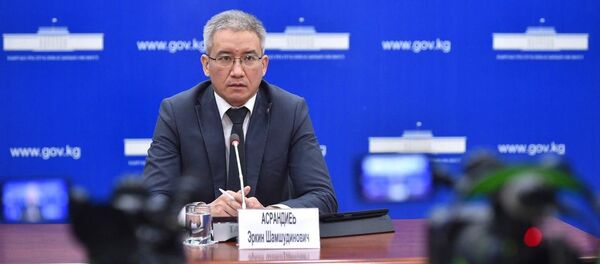 Брифинг с участием вице-премьер-министра Эркина Асрандиева. Брифинг с участием вице-премьер-министра Эркина Асрандиева. - Sputnik Кыргызстан