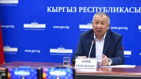 Биринчи вице-премьер Кубатбек Боронов - Sputnik Кыргызстан