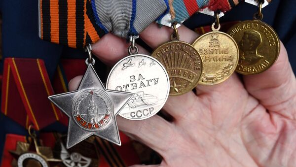 Согуш ардагеринин медалдары. Архив - Sputnik Кыргызстан