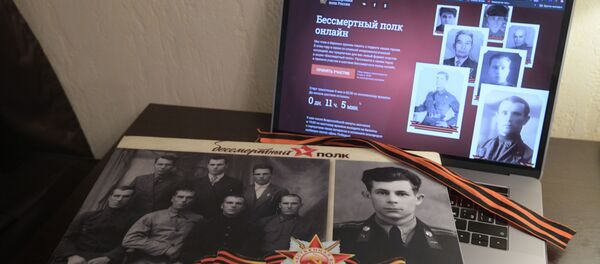 Подготовка к участию в акции Бессмертный полк онлайн - Sputnik Кыргызстан