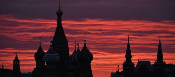 Закат над Москвой. - Sputnik Кыргызстан