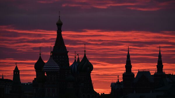 Закат над Москвой. - Sputnik Кыргызстан