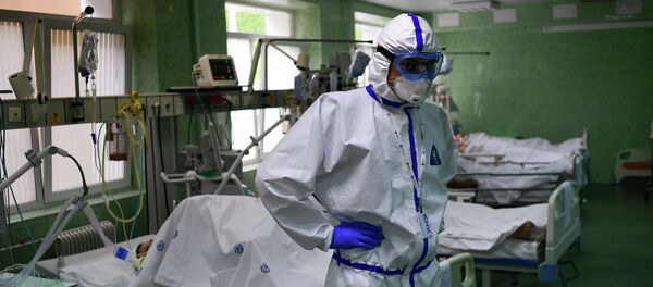 Дарыгер жана бейтаптар реанимация бөлүмүндө. Архив - Sputnik Кыргызстан