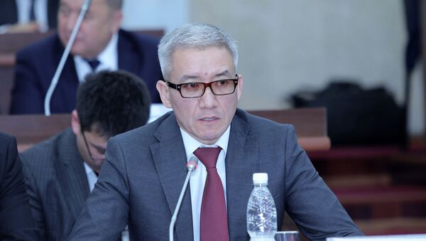 Вице-премьер-министр Эркин Асрандиев на заседании Жогорку Кенеша - Sputnik Кыргызстан