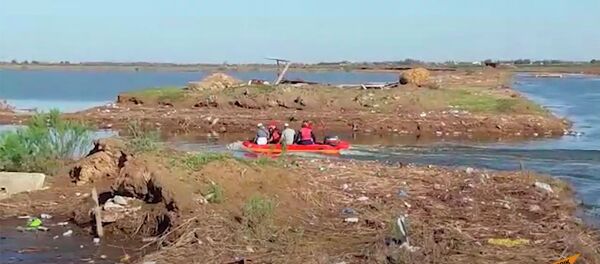 Юг Казахстана страдает от наводнений — страшное видео с места событий Юг Казахстана страдает от наводнений — страшное видео с места событий - Sputnik Кыргызстан