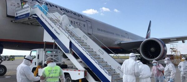 Манас аэропортундагы учак. Архив - Sputnik Кыргызстан