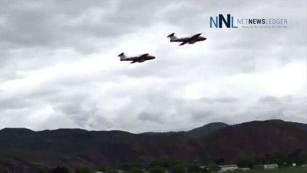 Момент крушения военного самолета в Канаде попал на видео - Sputnik Кыргызстан