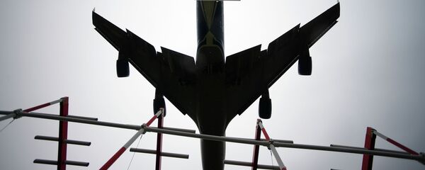 Самолет совершает посадку в аэропорт. Архивное фото - Sputnik Кыргызстан