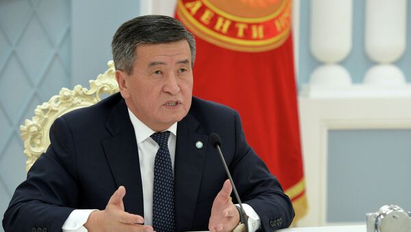 Президент КР Сооронбай Жээнбеков  - Sputnik Кыргызстан