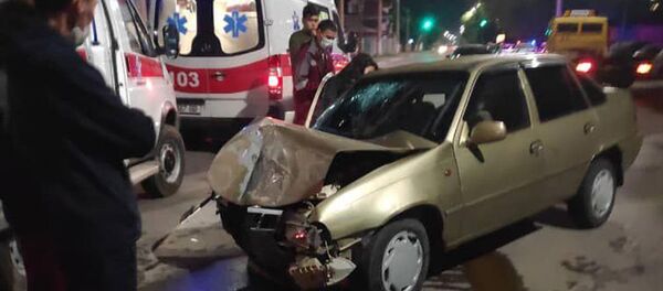 ДТП с участием машины Управления патрульной службы милиции - Sputnik Кыргызстан