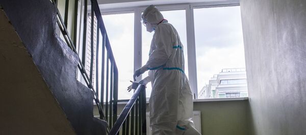 Госпиталь COVID-19 в УКБ №2 Первого МГМУ им. И. М. Сеченова - Sputnik Кыргызстан