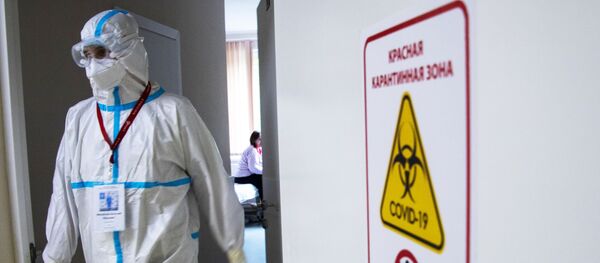 Госпиталь COVID-19 в УКБ №2 Первого МГМУ им. И. М. Сеченова - Sputnik Кыргызстан