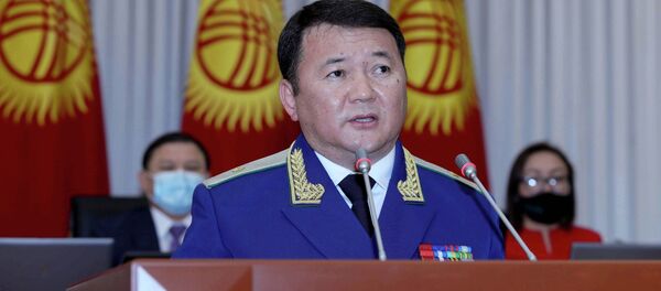 Генеральный прокурор Откурбек Жамшитов на заседании Жогорку Кенеша - Sputnik Кыргызстан