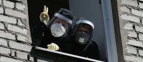 Концерт для медиков инфекционного госпиталя ФСНКЦ ФМБА России в Красноярске - Sputnik Кыргызстан