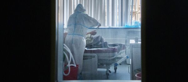 Госпиталь COVID-19 в УКБ №2 Первого МГМУ им. И. М. Сеченова - Sputnik Кыргызстан