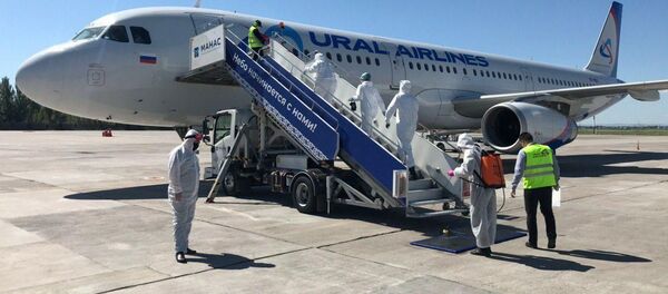 Чартерный рейс из Екатеринбурга в Бишкек - Sputnik Кыргызстан