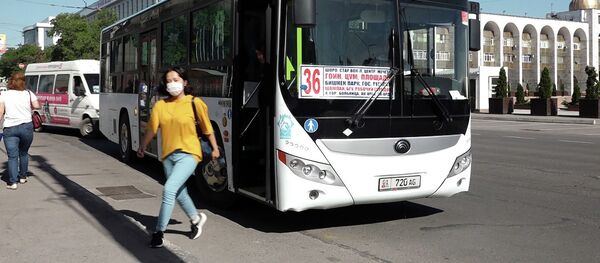 Как проходит первый день работы общественного транспорта в Бишкеке — видео - Sputnik Кыргызстан