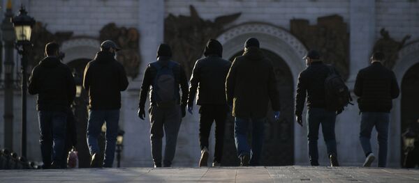 Москва во время режима самоизоляции жителей - Sputnik Кыргызстан