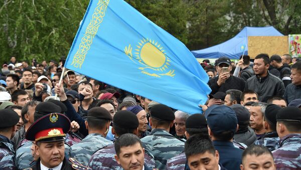 Нур-Султанда болгон митинг. Архивдик сүрөт - Sputnik Кыргызстан