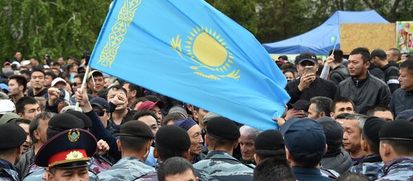 Митинг сторонников оппозиции в Нур-Султане. Архивное фото - Sputnik Кыргызстан