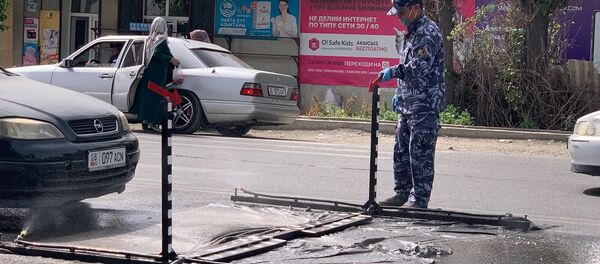 Система дезинфекции изобретенная спасателем МЧС - Sputnik Кыргызстан