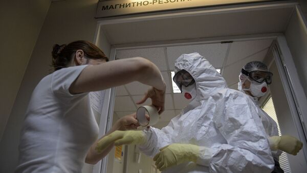 Медицинские работники в госпитале - Sputnik Кыргызстан