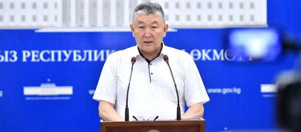 Заместитель министра здравоохранения Нурболот Усенбаев Заместитель министра здравоохранения Нурболот Усенбаев - Sputnik Кыргызстан