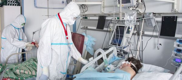 Госпиталь COVID-19 в УКБ №2 Первого МГМУ им. И. М. Сеченова - Sputnik Кыргызстан