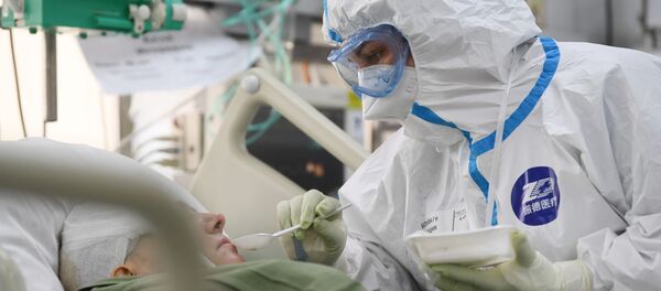 Госпиталь COVID-19 в ГКБ №15 имени О. М. Филатова Госпиталь COVID-19 в ГКБ №15 имени О. М. Филатова - Sputnik Кыргызстан