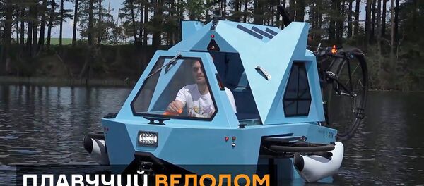 Необычный транспорт для путешествий создал латвиец — видео - Sputnik Кыргызстан