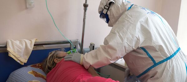 Госпиталь COVID-19 в Тверской областной больнице - Sputnik Кыргызстан