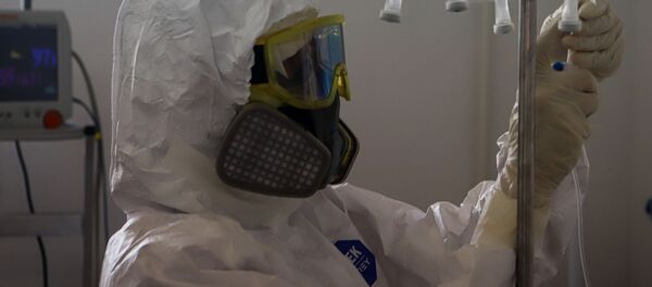 Госпиталь COVID-19 в Черкесске Госпиталь COVID-19 в Черкесске - Sputnik Кыргызстан