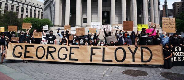 Протесты в Нью-Йорке - Sputnik Кыргызстан