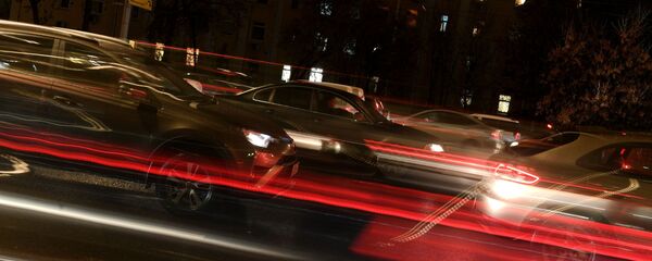 Түнкүсүн жолдогу унаалар. Архив - Sputnik Кыргызстан