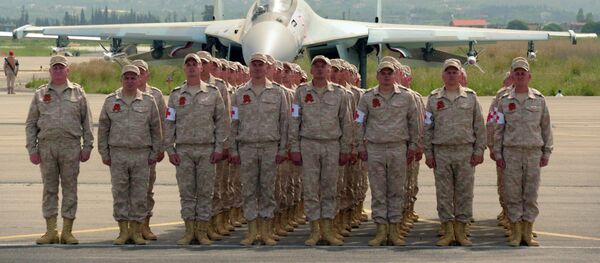 Празднование Дня Победы в Сирии - Sputnik Кыргызстан