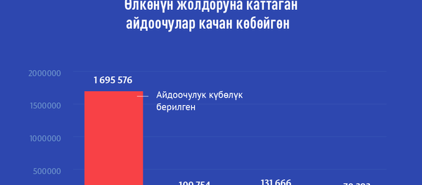 Кырызстандагы айдоочулар жөнүндө кызыктуу фактылар Кырызстандагы айдоочулар жөнүндө кызыктуу фактылар - Sputnik Кыргызстан