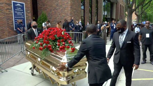 Как прошли похороны Джорджа Флойда — видео - Sputnik Кыргызстан
