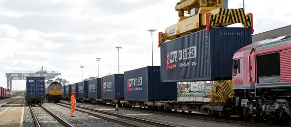 Грузовой поезд. Архивное фото - Sputnik Кыргызстан