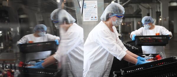 Сотрудники кондитерской во время работы. Архивное фото - Sputnik Кыргызстан