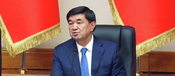 Экс-премьер Абылгазиев өкмөт менен мындан ары да кызматташууга даяр экенин айтты - Sputnik Кыргызстан