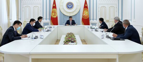 Рабочее совещание по вопросам развития железнодорожной отрасли КР Рабочее совещание по вопросам развития железнодорожной отрасли КР - Sputnik Кыргызстан