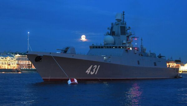 Флот адмиралы Касатонов аттуу фрегат. Архив - Sputnik Кыргызстан