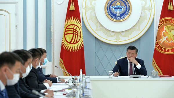 Президент Сооронбай Жээнбеков Коопсуздук кеңешинин жыйыны учурунда - Sputnik Кыргызстан